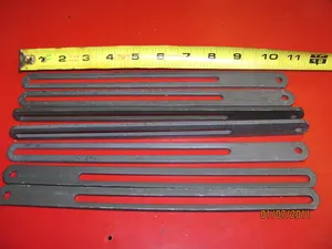 New Lot of 2 ea AA-5, A, AA-5B Grumman seat supports Limits tilt 74 thru 77 NOS.